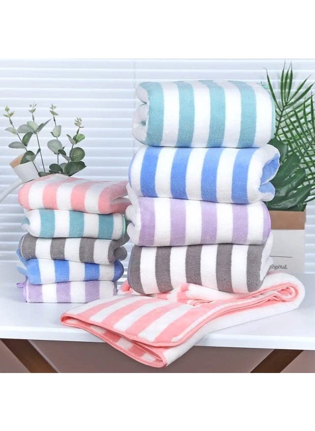 Outlay Home AntiBacterial Microfiber 450 GSM High Absorbent Quick Dry Hand Towel 40 x 60 cm Multicolor 4 Pieces