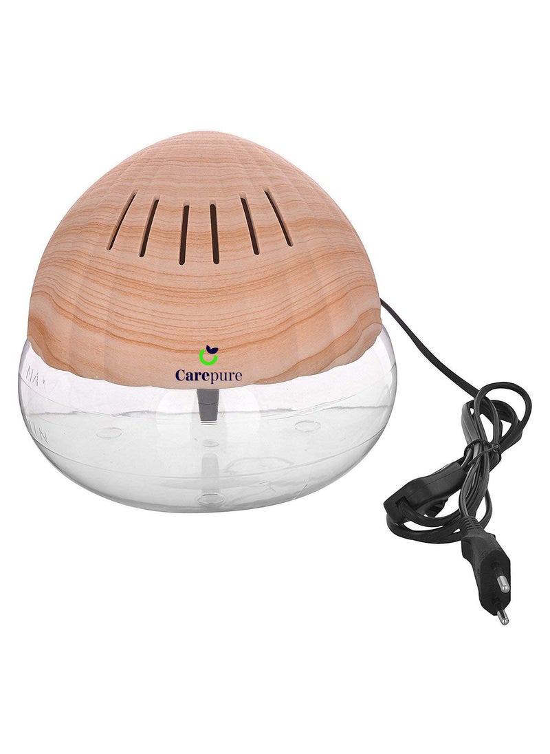 Carepure Water base Air Purifier and Humidifier Aroma Diffuser Air Revitalizer Wooden sea shell shape
