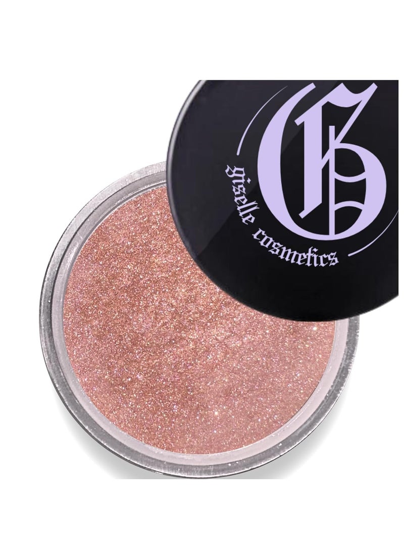 Nude Coco Organic Eyeshadow | Non Toxic Mineral Eyeshadow Palette | Loose Powder Eyeshadow with Nude Shimmer | Highlighter Makeup | Organic Loose Pigment Eyeshadow