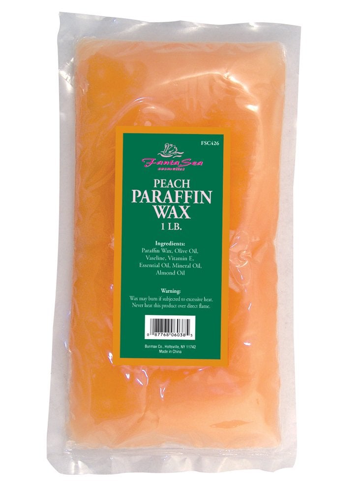 FantaSea Peach Paraffin Wax, 1 Bag (Pack of 3)