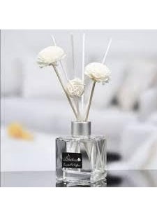 The Decor Affair 1 Pcs Handcrafted Perfume Essential Oil Bottle Infused with Delicate Dried Blossoms Exquisite Home Decor Accent for Tranquil Ambiance