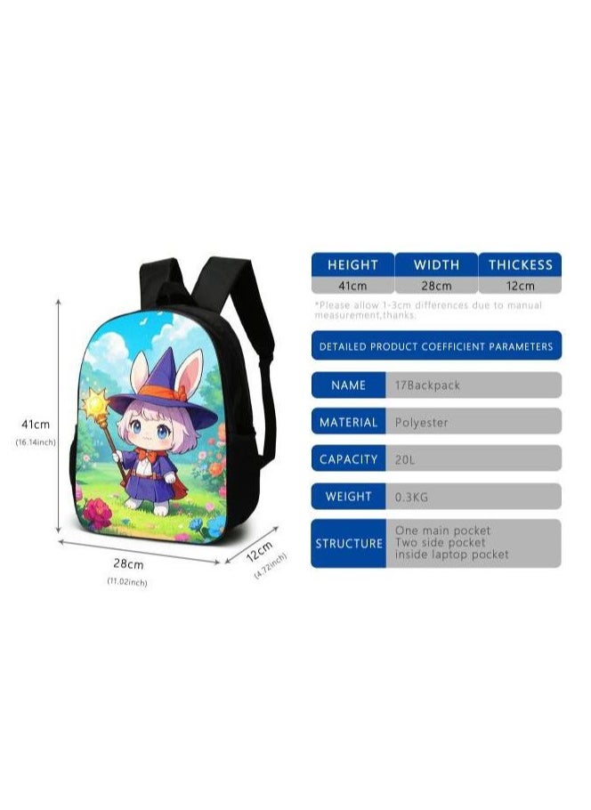 Cartoon style universal three-piece schoolbag - 1243