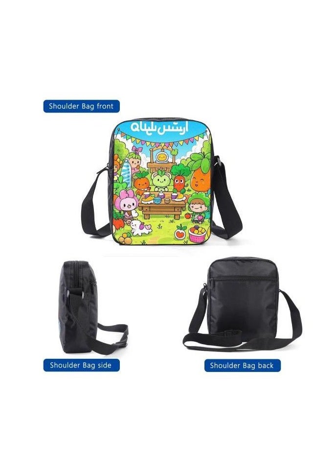 Cartoon style universal three-piece schoolbag - 641