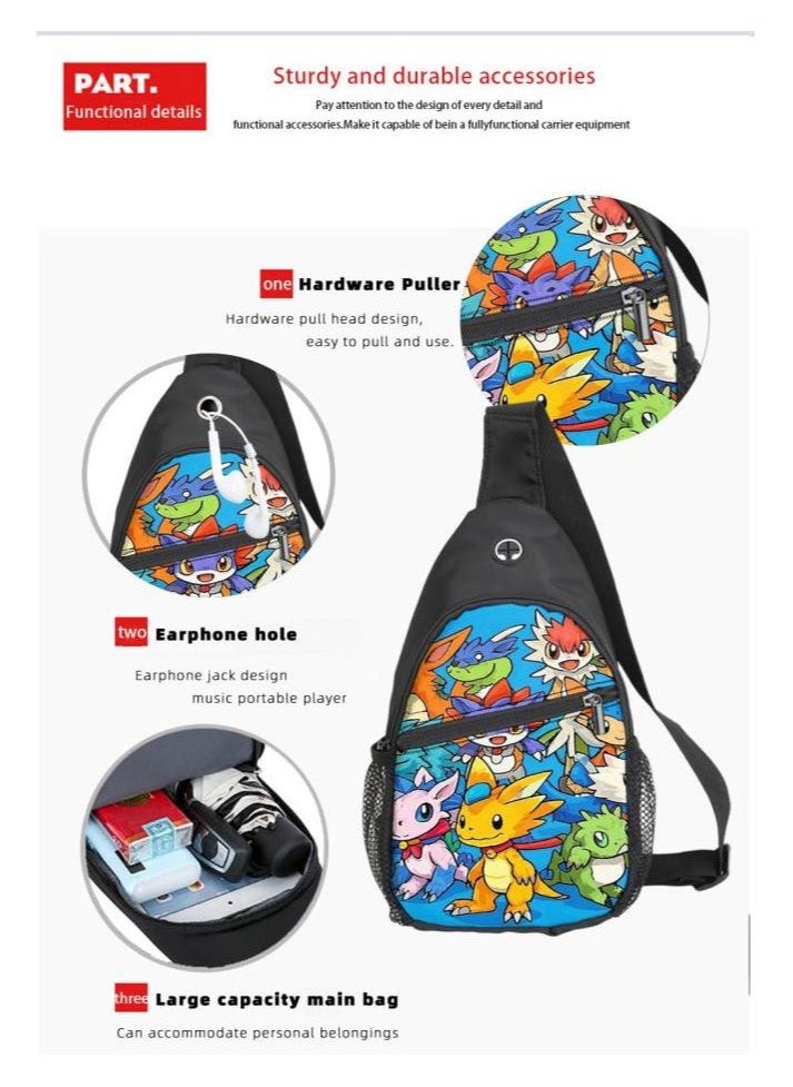 Universal cartoon new three-piece schoolbag - 839