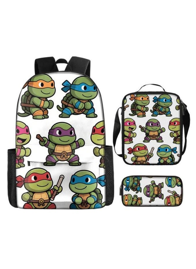 New universal cartoon new three-piece schoolbag (students, children) - 623