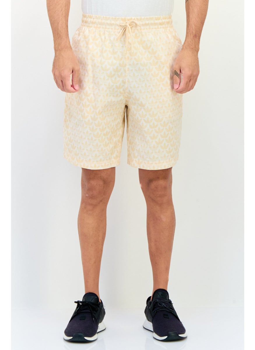 Men Sportswear Fit Outdoors Shorts, Beige