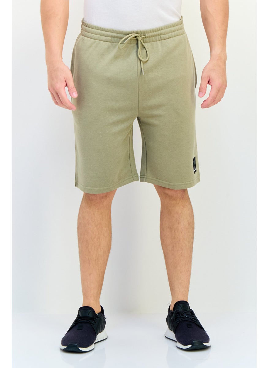 Men Sportswear Fit Training Shorts, Sage Green