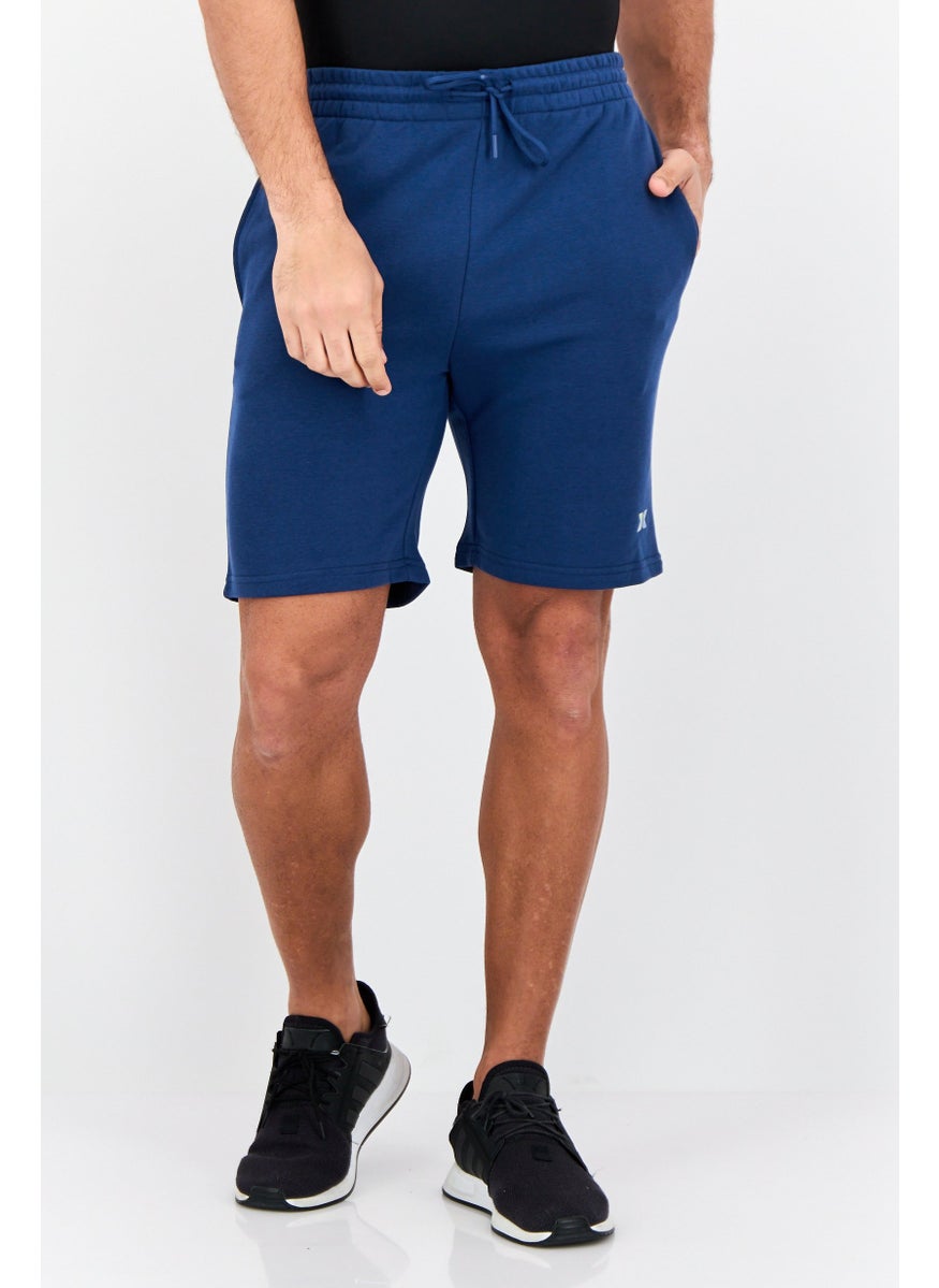 Men Sportswear Fit Training Shorts, Dark Blue