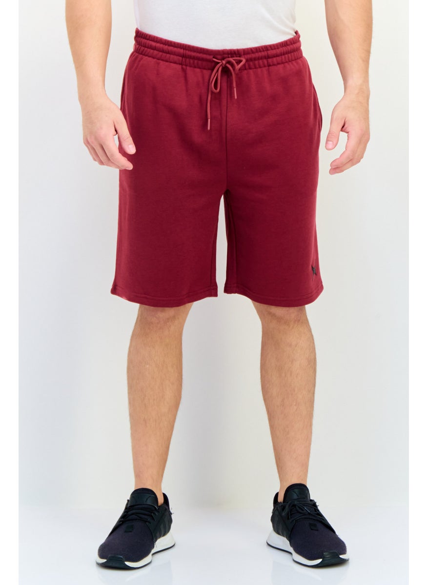 Men Sportswear Fit Training Shorts, Maroon