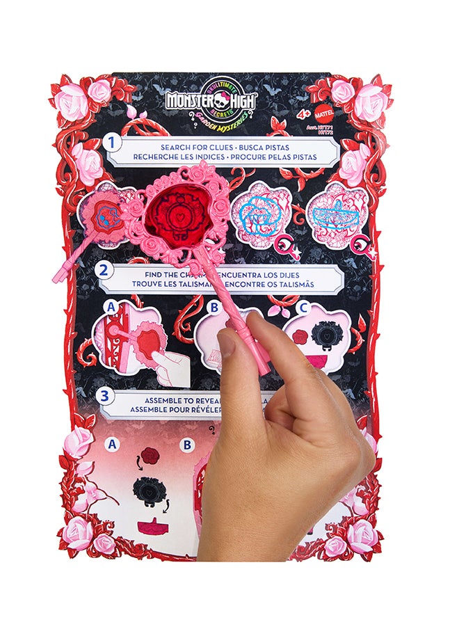 Garden Mysteries Draculaura with Reveal Closet & 19+ Tea Party Surprises like Clothes, Skulltimate Secrets Doll & Accessories Set