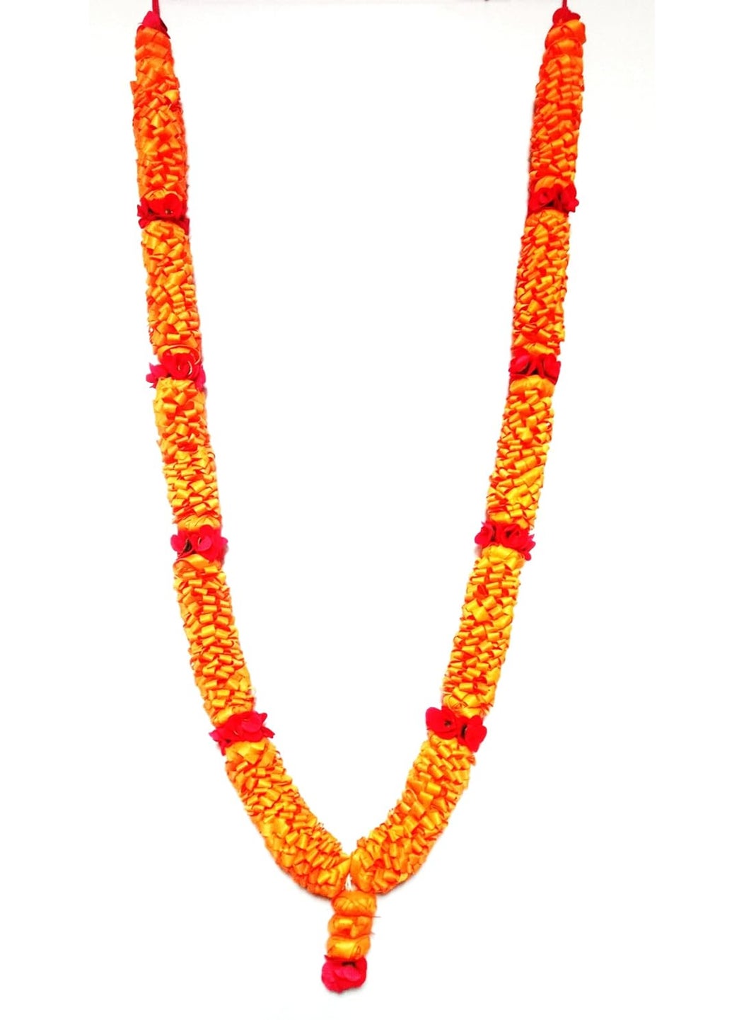 S3A Chandan Haar Mala Garland for Photo FrameIdol Sandalwood Scented Traditional mala for God and Pitra Ancestors Photo FrameIdols 4 Sizes 5Ghar36inches90cms