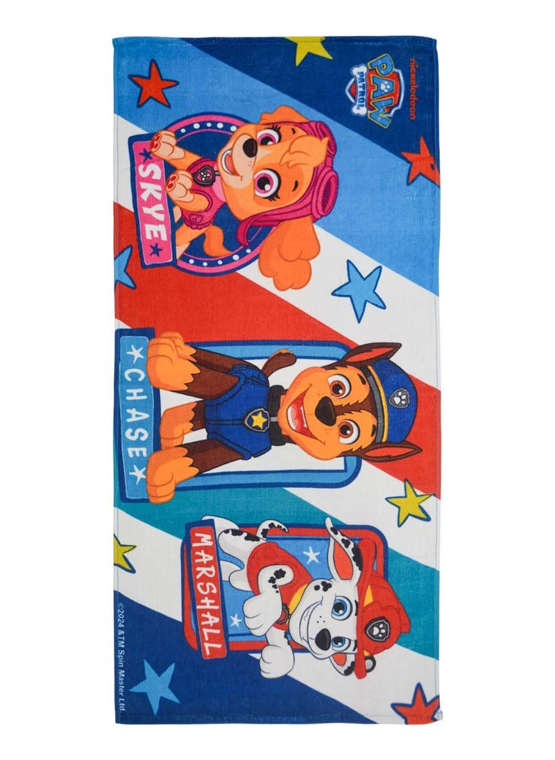 Athom Living Paw Patrol Character Printed Kids Cotton Bath Towel 350GSM Attractive Towel for Kids for Their Bath timeBeach time