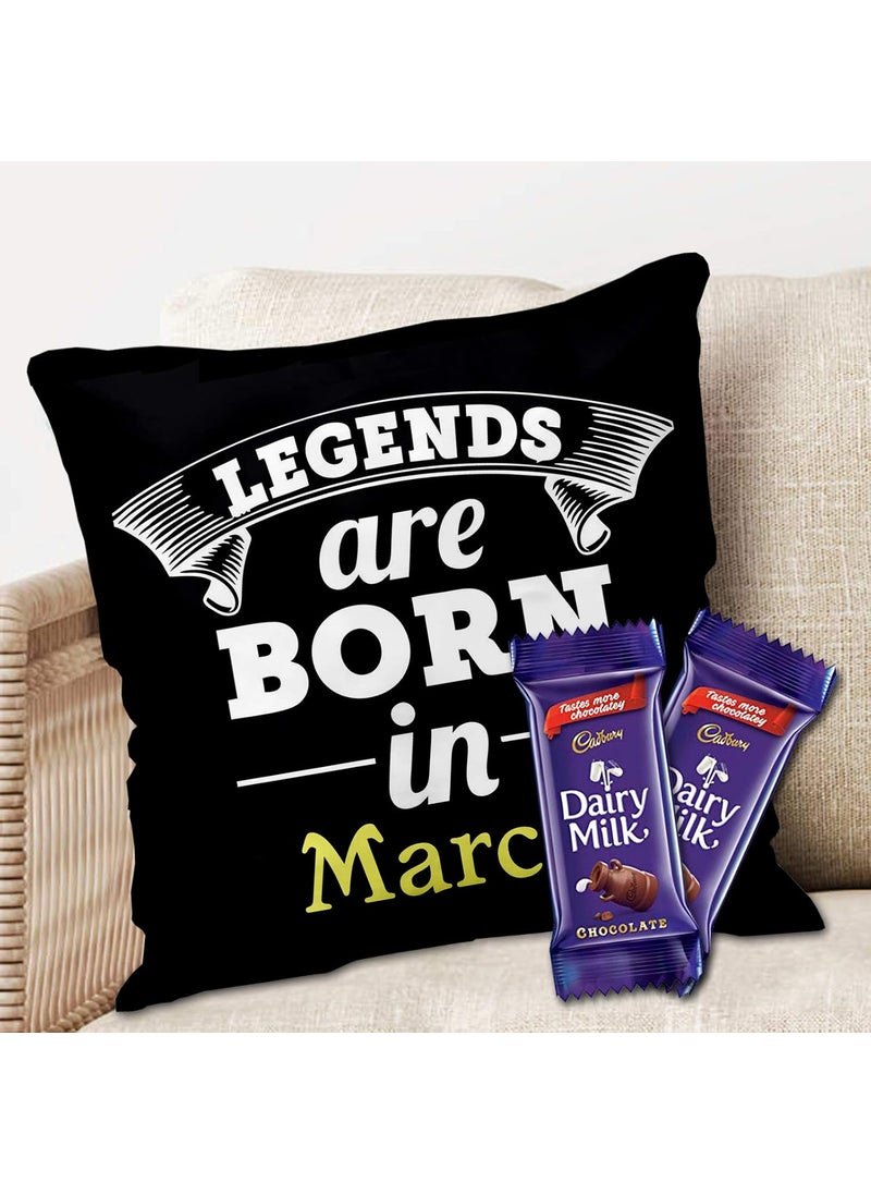 Midiron Birthday Gifts Printed Cushion 16 16 in Gift for Sister Brother Wife Husband Friend Mother Father IZ20112