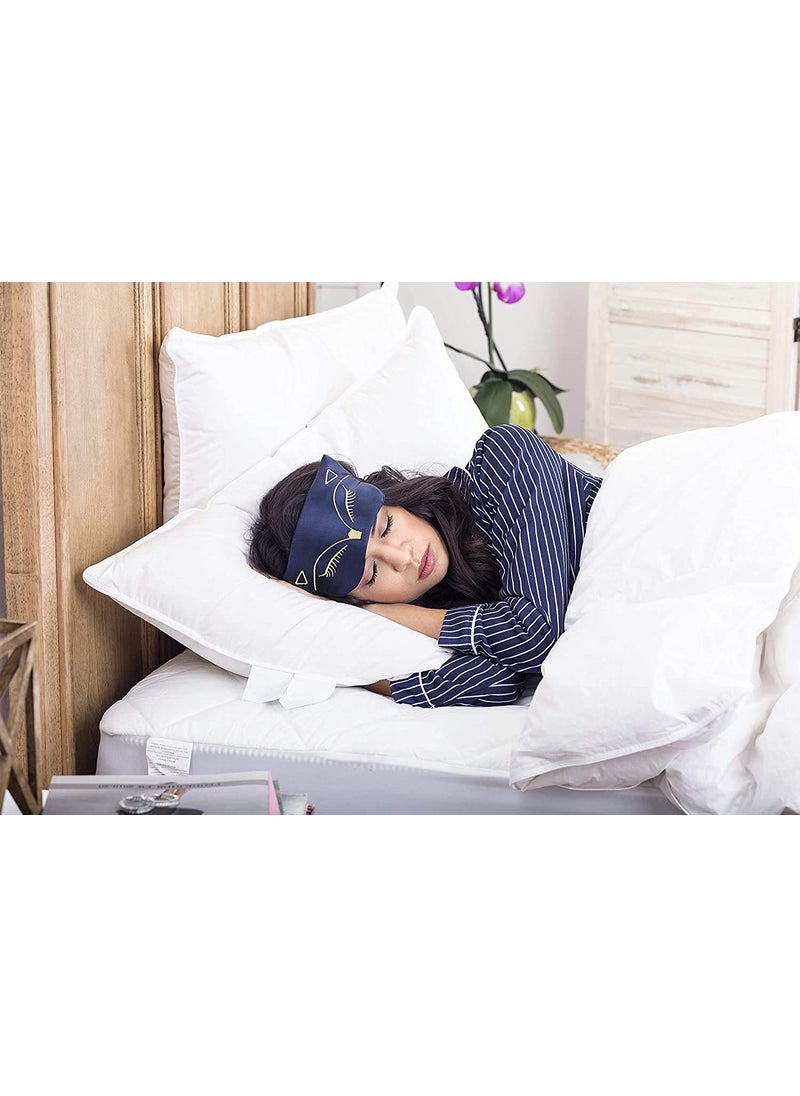 Chahit 50 Goose Down 50 Feather Luxury Alternative Bed Pillow White Size 20 X 36 Set of 2 Piece King