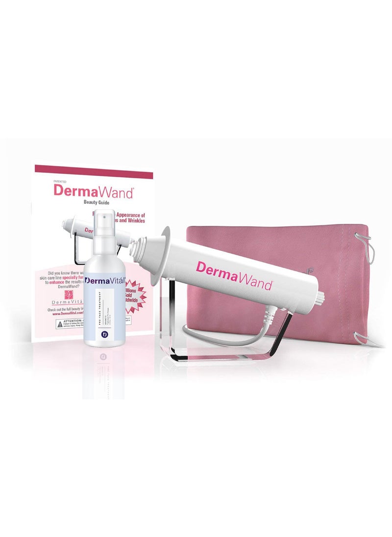 Derma Wand Anti-Aging System - Portable Handheld Skincare Therapy Machine- Argon/Neon