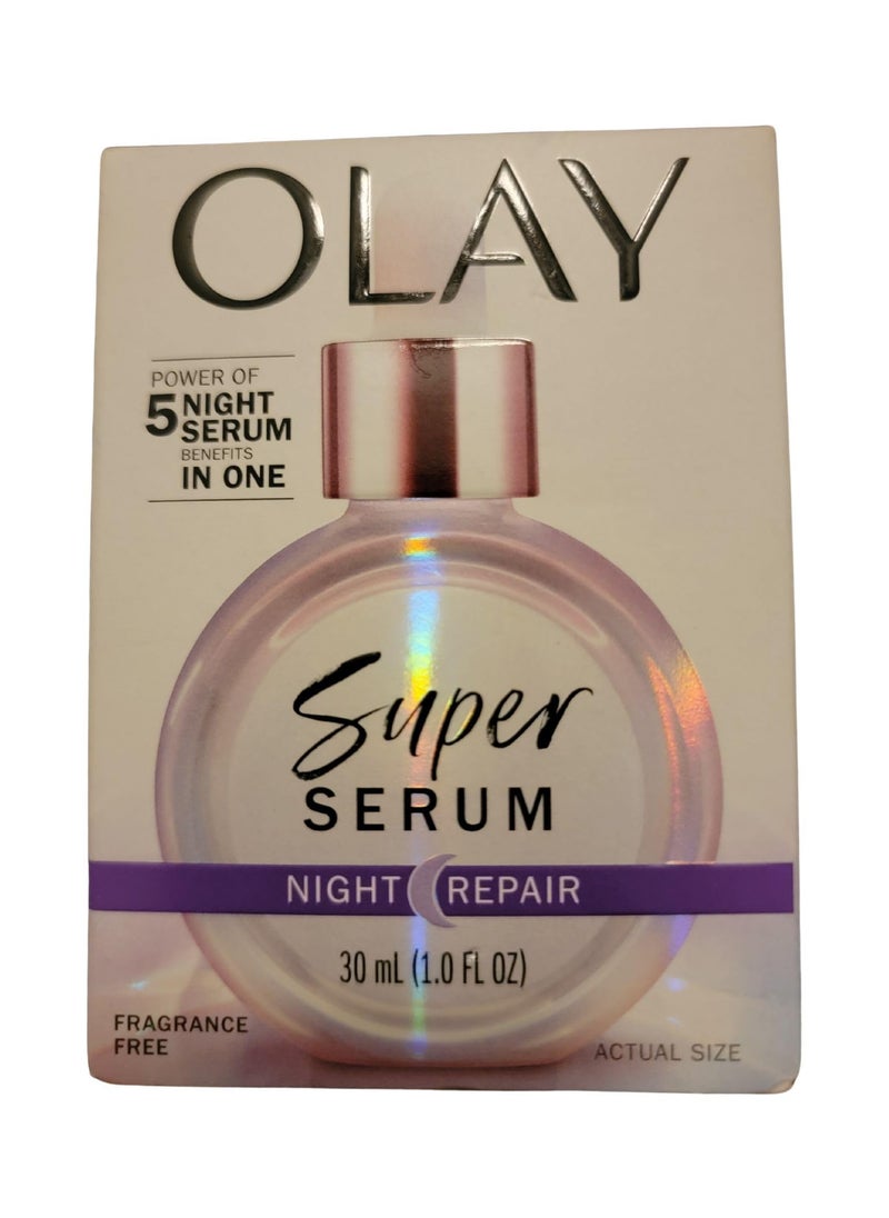 Olay Super Serum Night Repair Fragrance Free