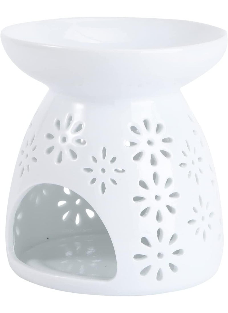 The Decor Affair 1 Pcs Tea Light Holder Essential Oil Burner Candle Aroma Diffuser Aromatherapy Sanctuary Handcrafted Unique Design for Soothing Atmosphere
