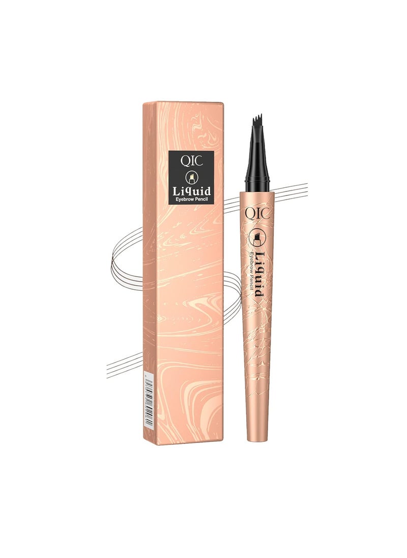 Waterproof Dark Brown Eyebrow Microblading Pen  Four Point Brow Pen for NaturalLooking Eyebrows LongLasting and SmudgeProofDark Brown02