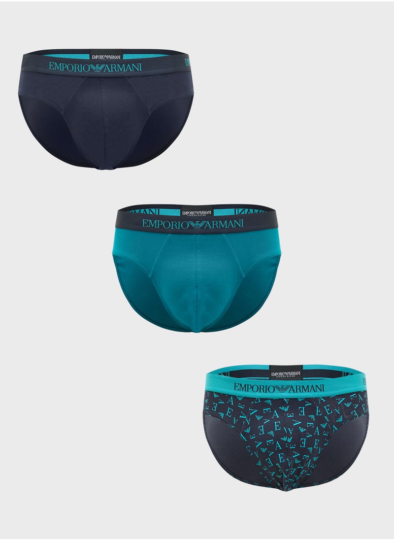 3 Pack Logo Band Boxers