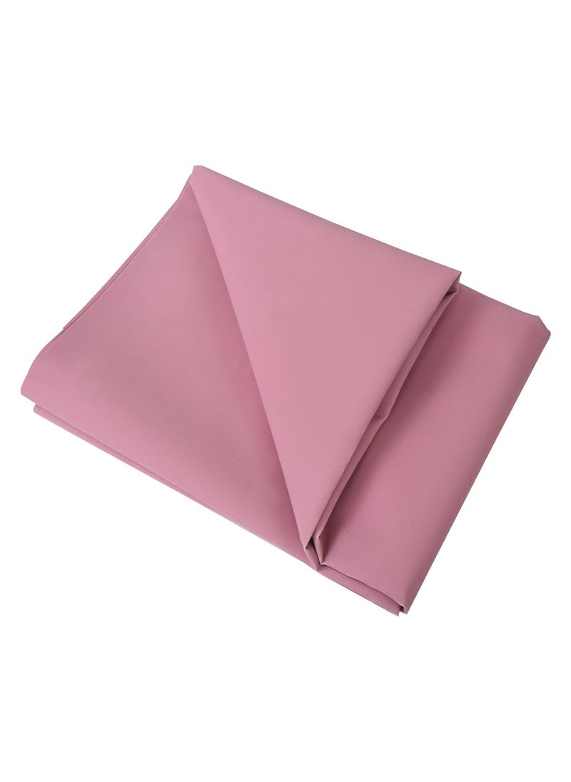Aqbah Ultra Soft Rubber Sheet for Bed Adult Toddler Mattress Protector Non Absorbent Reusable Crib Mattress Protection NonAllergic Pink 39X36 inches