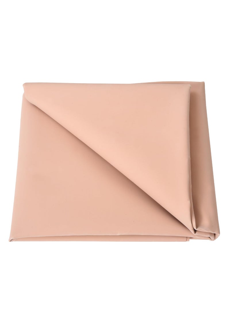 Aqbah Ultra Soft Rubber Sheet for Bed Adult Toddler Mattress Protector Non Absorbent Reusable Crib Mattress Protection NonAllergic Peach 39X36 inches