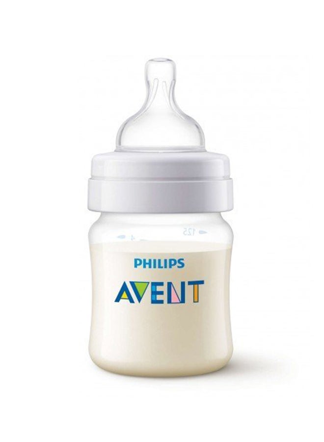 Classic Plus Feeding Bottle, 125ml, Clear