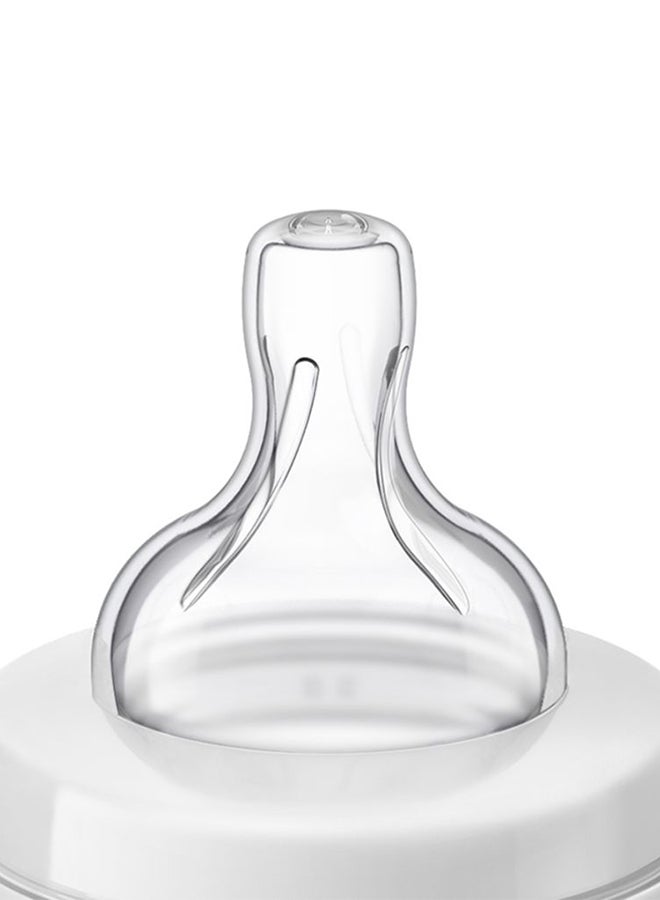 Classic Plus Feeding Bottle, 125ml, Clear
