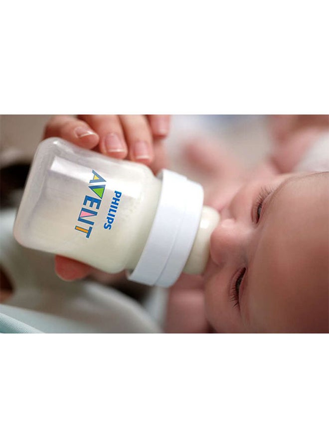 Classic Plus Feeding Bottle, 125ml, Clear