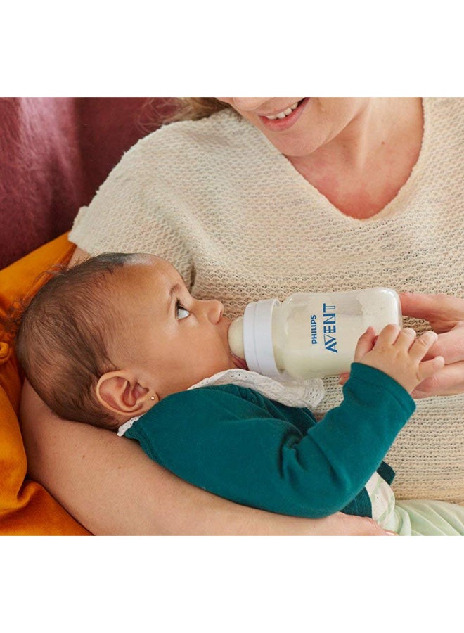 Classic Plus Feeding Bottle, 125ml, Clear
