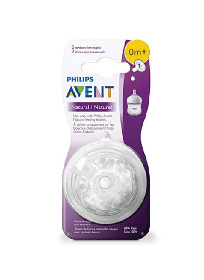 Philips Avent Natural Teats 0Mx2 041/27