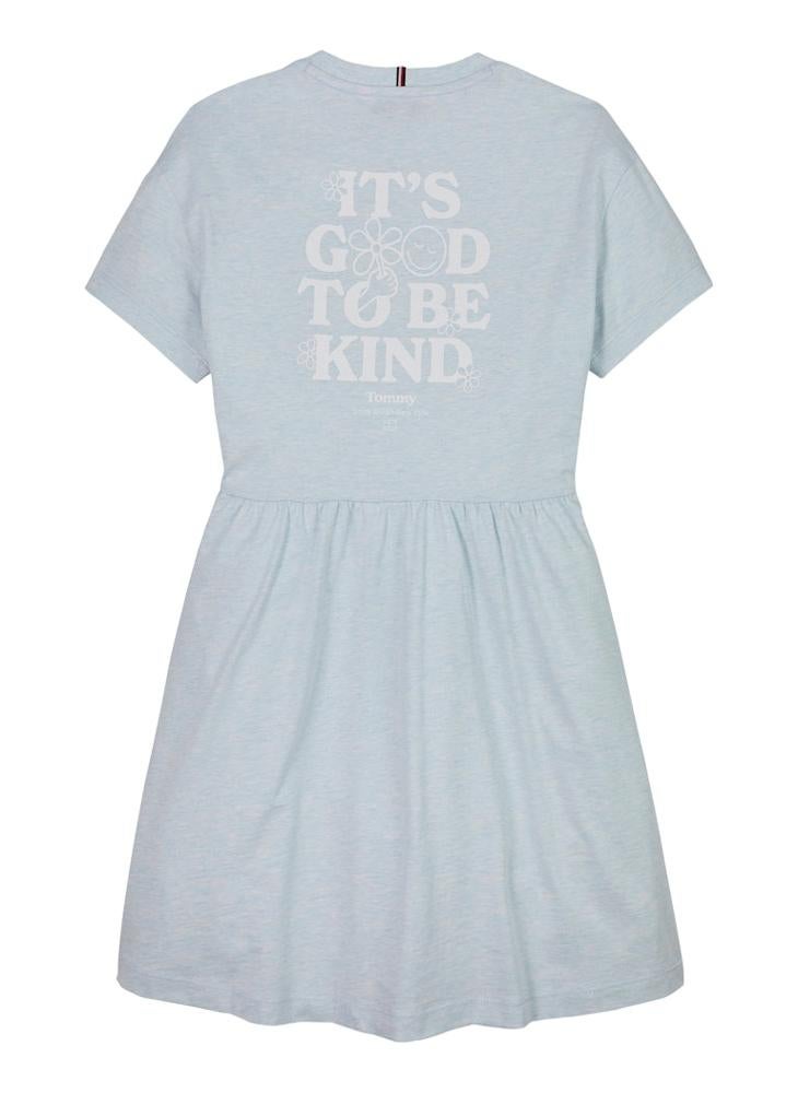 Short-Sleeve Knit Dress