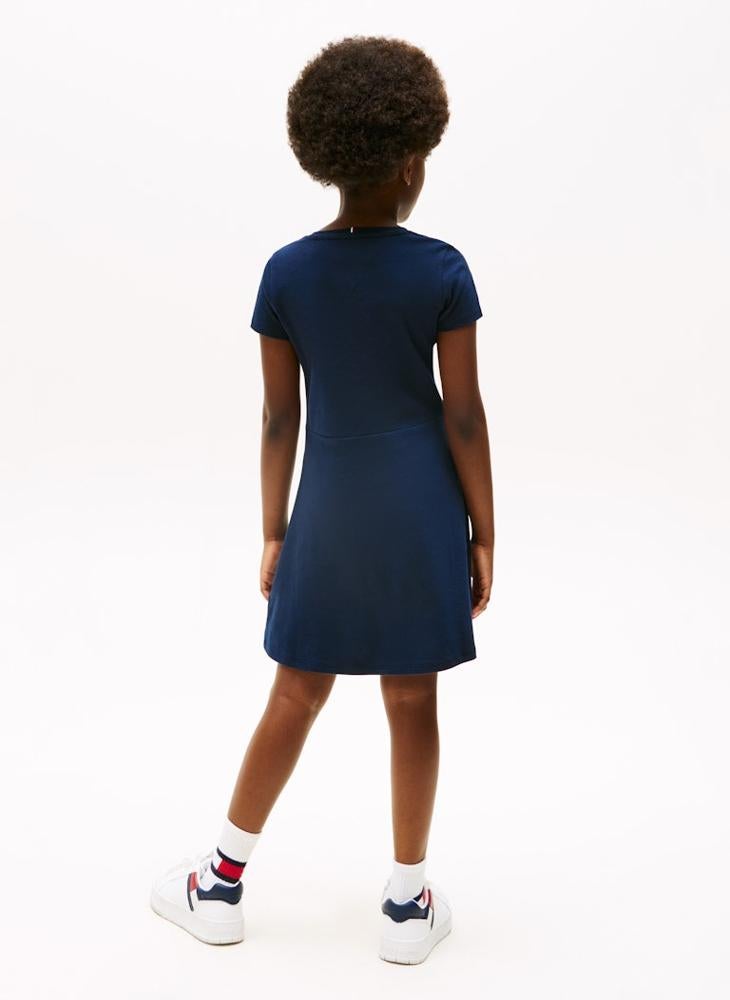 Navy Knit Dress