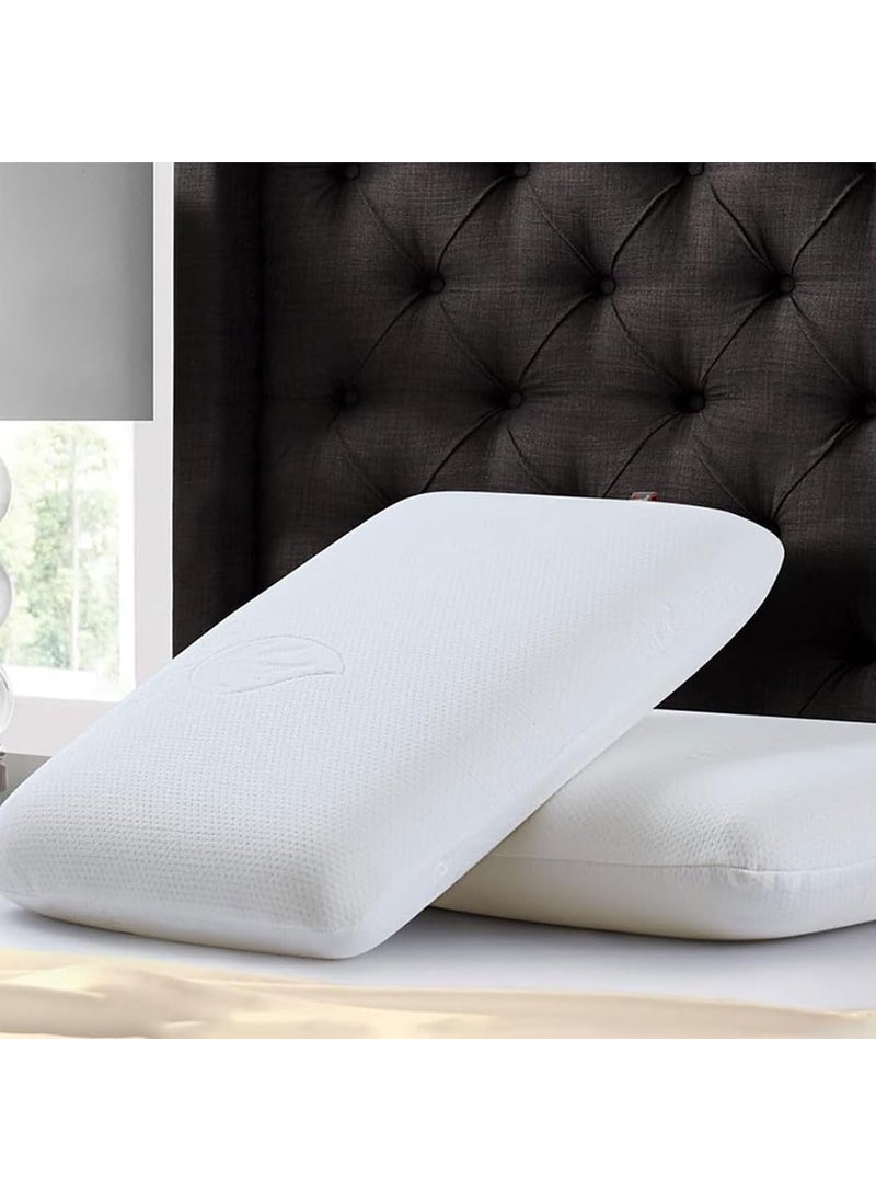 SPREAD SPAIN Doctor Plus Pillow for CervicalContoured Neck Memory Foam Pillow Pillow for Neck Pain and Shoulder Pain45 x 68 cm White Pack of 1