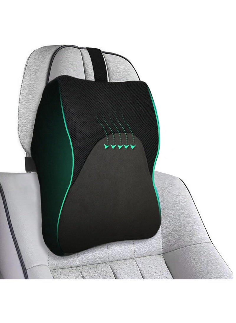 Trajectory Back Support for Chair Memory Foam Car Seat Office Chair Back Support Cushion Neck Rest Cushion