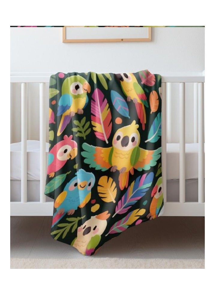 Children's or student cartoon flannel thin blanket (warm and comfortable, suitable for sleep, games) 100cm*150cm - 270