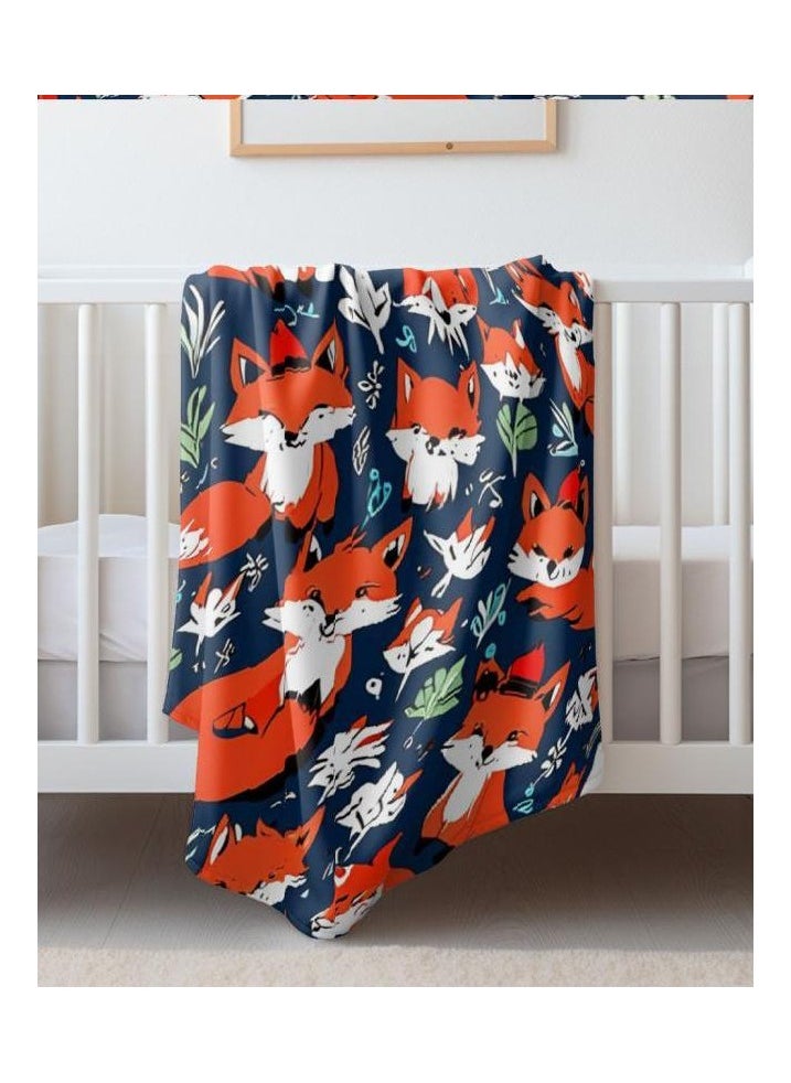 Children's or student cartoon flannel thin blanket (warm and comfortable, suitable for sleep, games) 100cm*150cm - 384