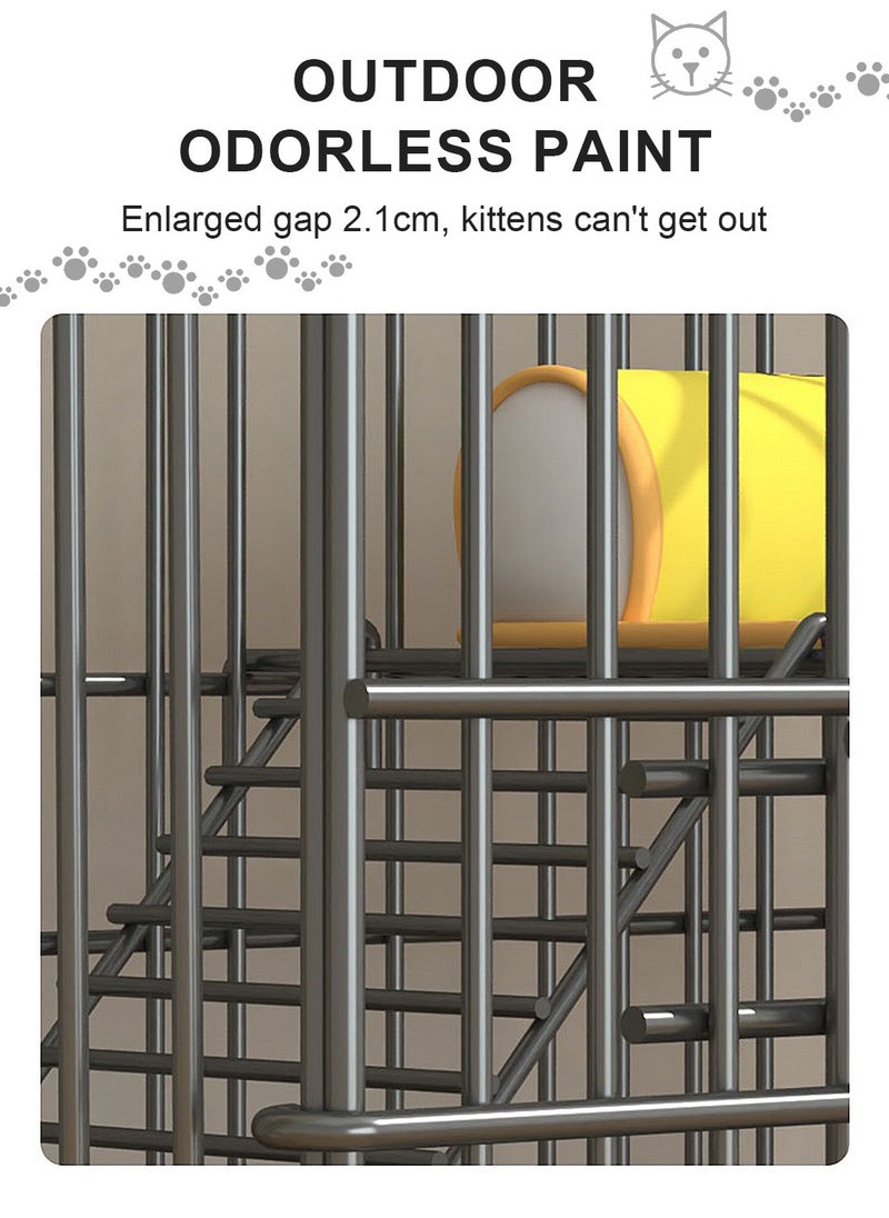 Cat Cage Extra Large Free Space Cat Cage Villa Triple Household Cat House Cat House Cat Cabinet Cat Nest Cat Climbing Shelf