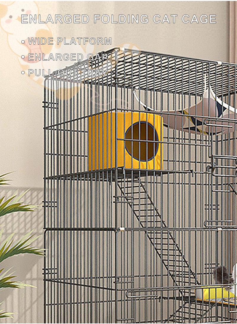 Cat Cage Extra Large Free Space Cat Cage Villa Triple Household Cat House Cat House Cat Cabinet Cat Nest Cat Climbing Shelf