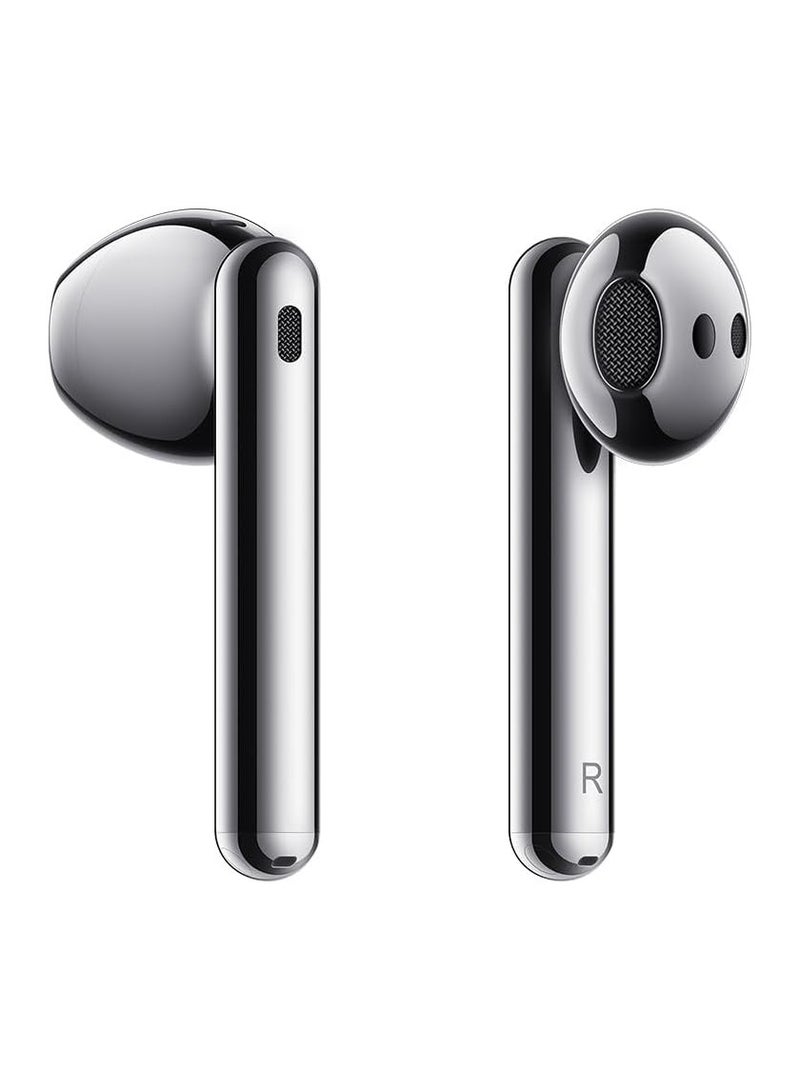 Freebuds 4E - Wireless Bluetooth Open-Fit Earphones With Hybrid Active Noise Cancellation Silver