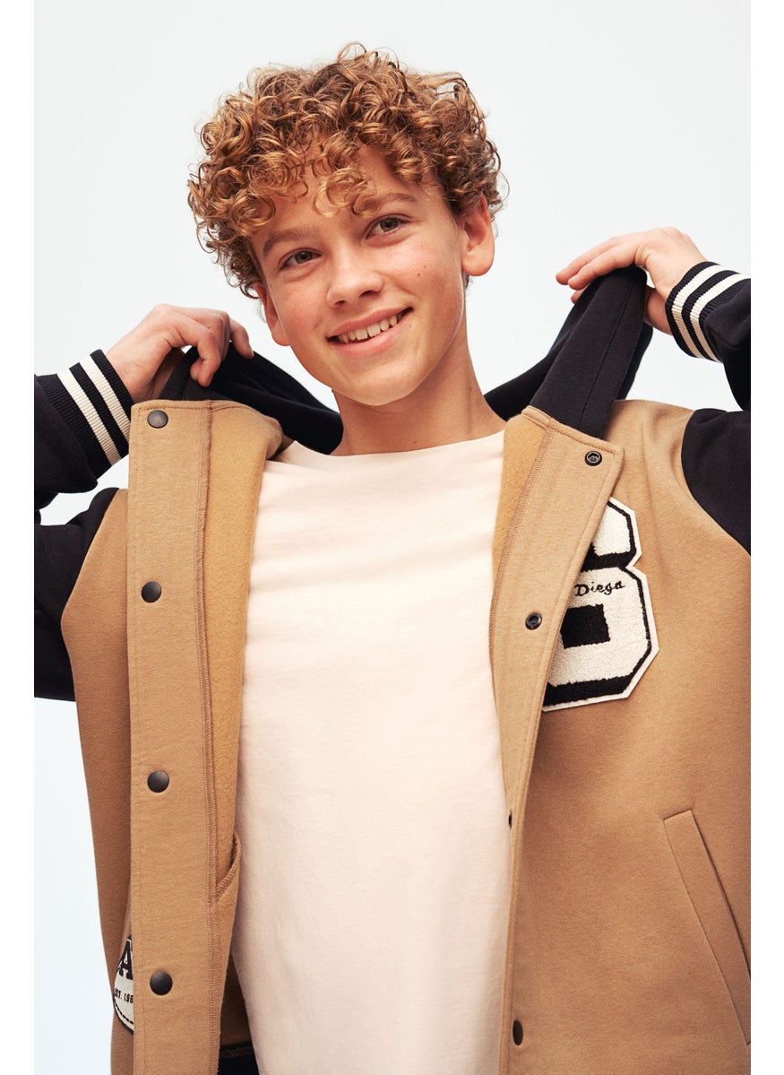 Sweatshirt Baseball Jacket