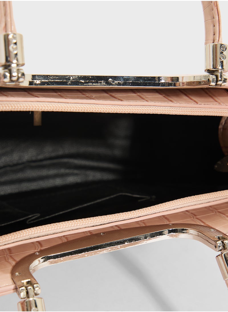 Croc Effect Satchel
