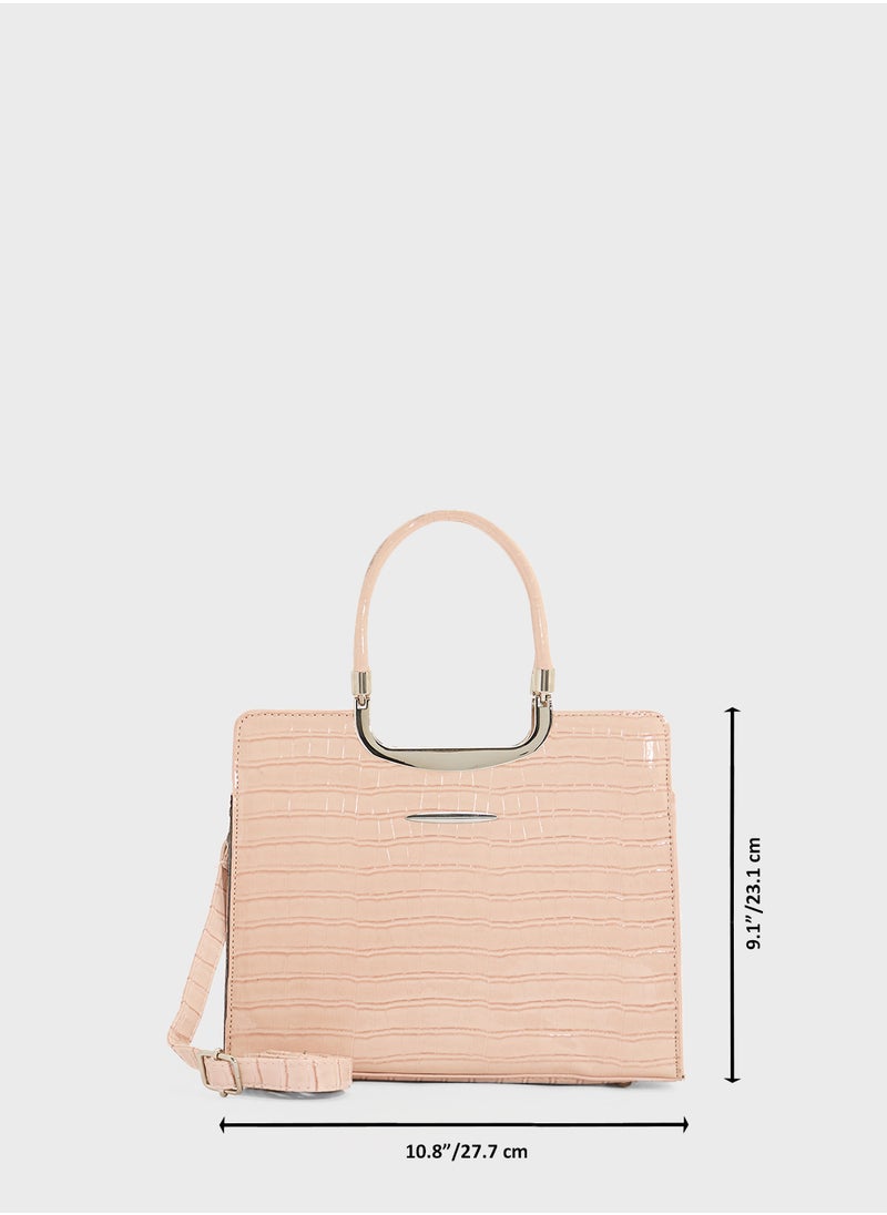 Croc Effect Satchel