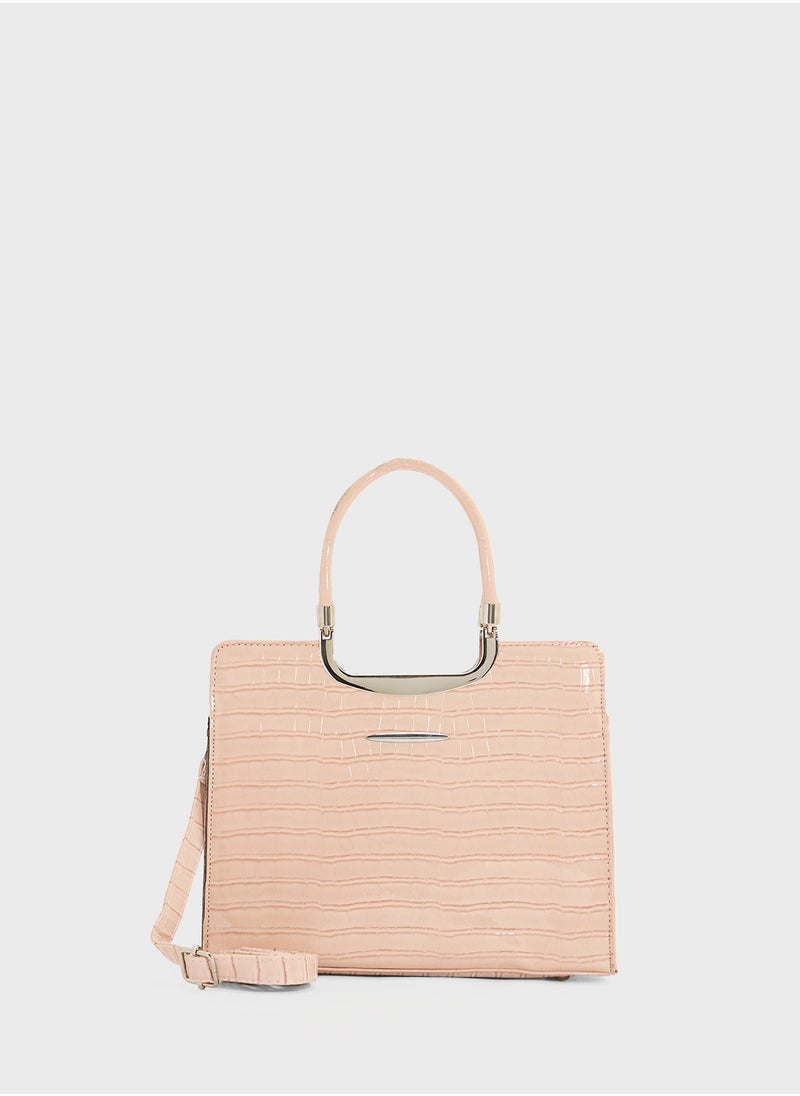 Croc Effect Satchel