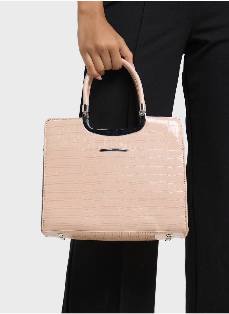 Croc Effect Satchel