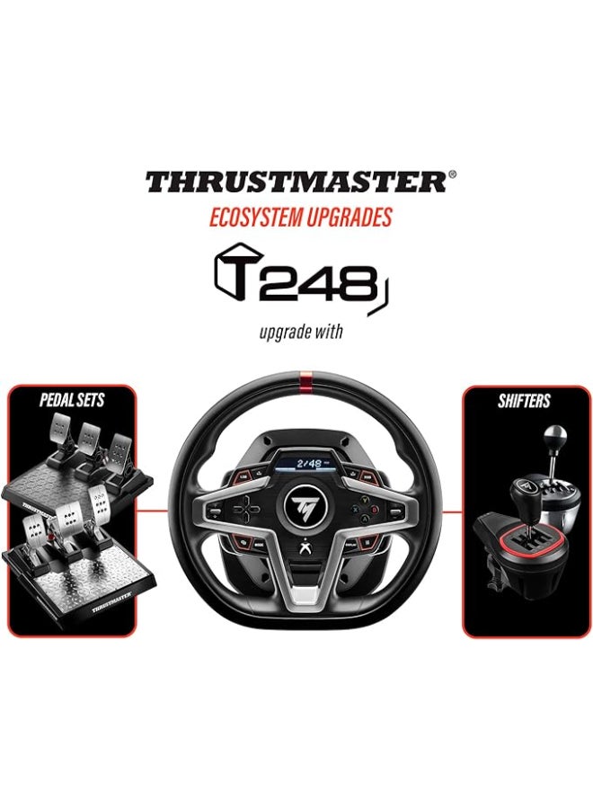 T248X Black Steering wheel