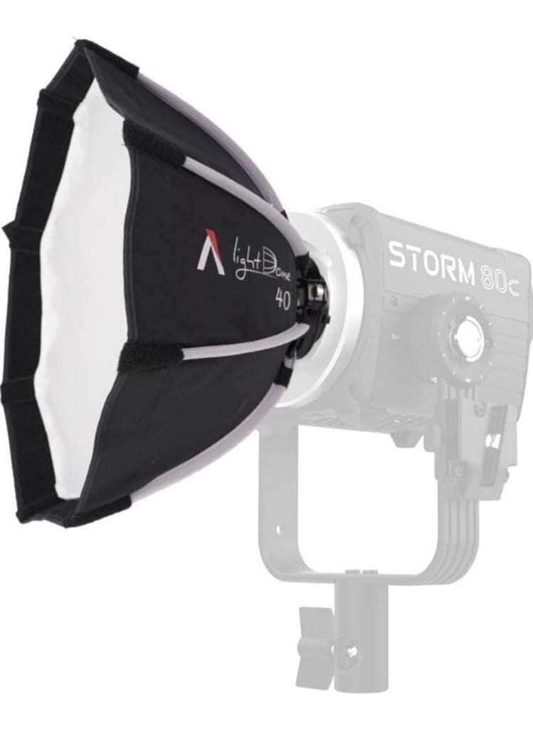 Aputure Light Dome 40 Mini Softbox for Storm 80c, Circular Octagonal Design with Mini ProLock Mount & Diffusion Cloths