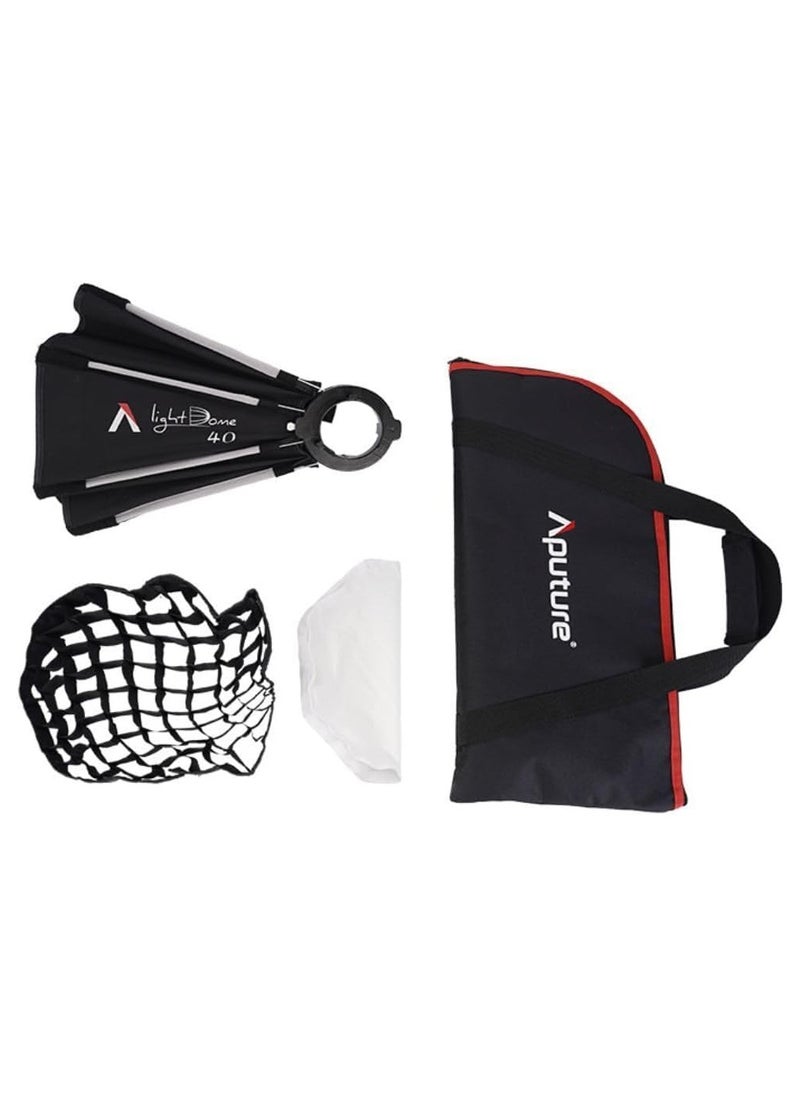 Aputure Light Dome 40 Mini Softbox for Storm 80c, Circular Octagonal Design with Mini ProLock Mount & Diffusion Cloths