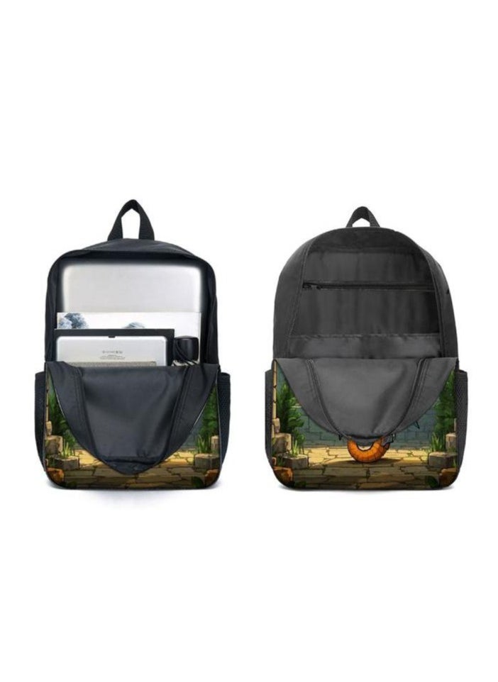 The latest universal cartoon new three-piece schoolbag (for students, teenagers, children)