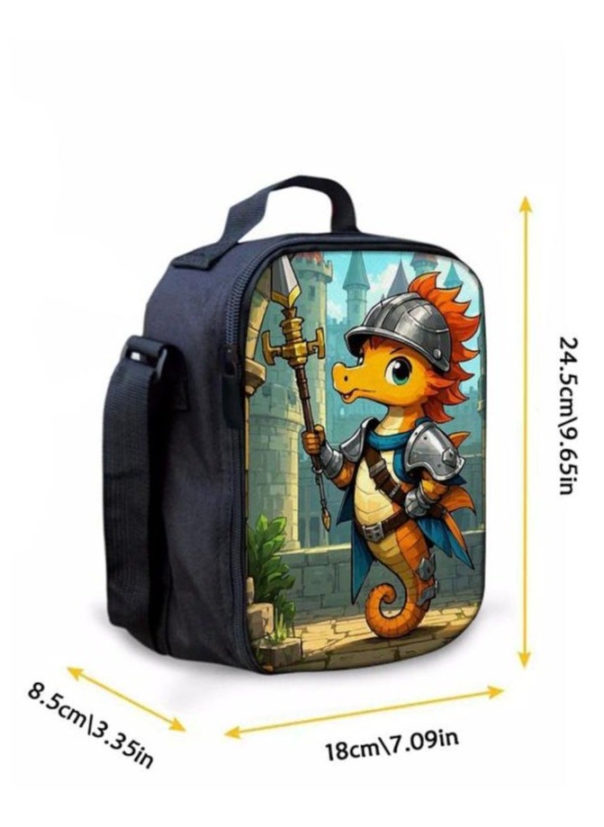 The latest universal cartoon new three-piece schoolbag (for students, teenagers, children)