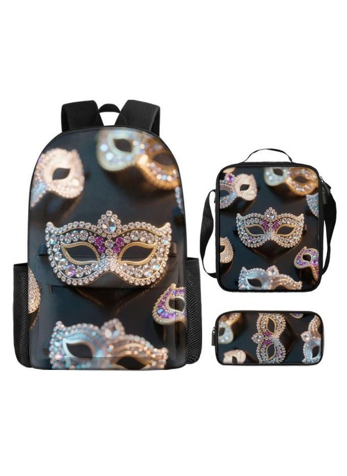 New universal cartoon new three-piece schoolbag (students, children) - 38